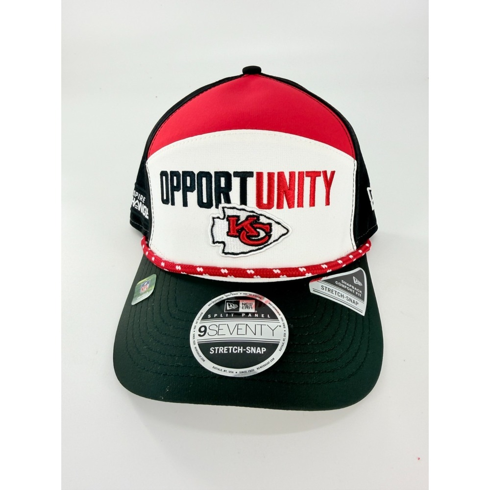 Kansas City Chiefs New Era Inspire Change 9Seventy Snapback Hat NFL Green NWT